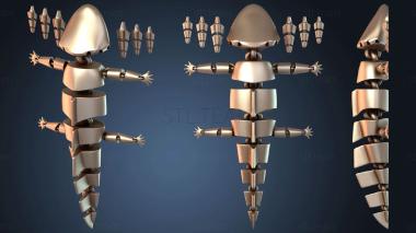 3D модель Гибкий айолотито (STL)