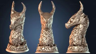 3D модель Цветочный дракон (STL)