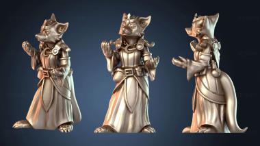 3D model Fox Priestess (STL)