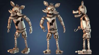 3D модель Фокси Пират смелый (STL)