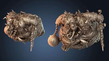 3D model Games Mythology Boss Demon Portalgoblin pumpkin dad (STL)