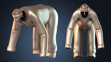 3D model Geometries Mada Hurdy Gurdy Man HGM Bellhop Hat (STL)