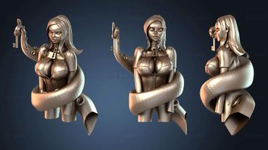 3D model Girl and octopus (STL)