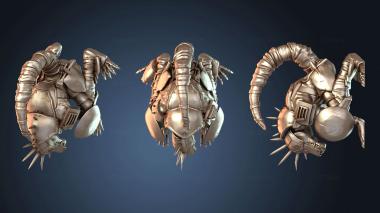 3D модель Командир пещер гоблинов, кобольд, сидящий (STL)