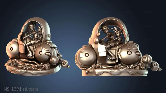 Нестандарт Goku and Bulma on Bike Dragon Ball