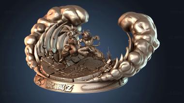 3D model Goten vs Trunks Smoke (STL)