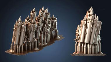 3D model Gothic Candles Sprue (STL)