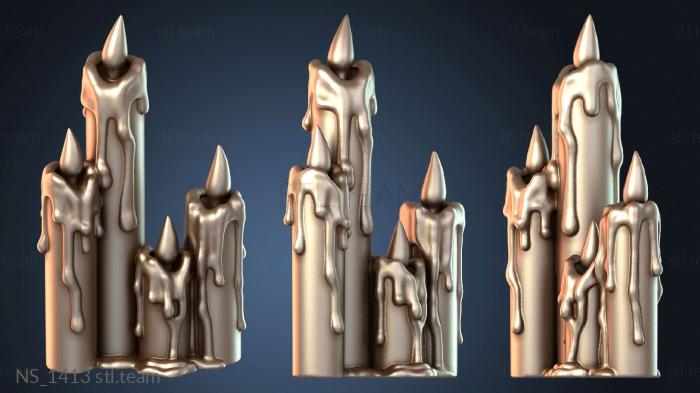 Нестандарт Gothic Candles waxed