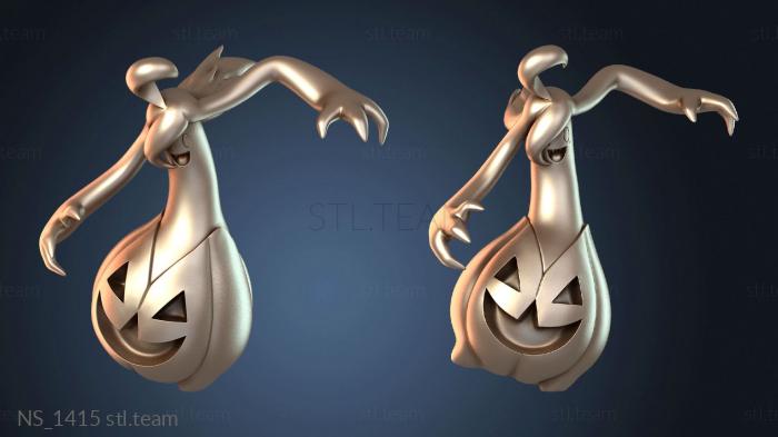 Нестандарт Gourgeist able Halloween Pokemon