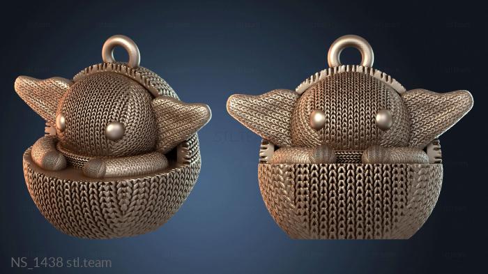 Нестандарт Grogu Ornament Simplified