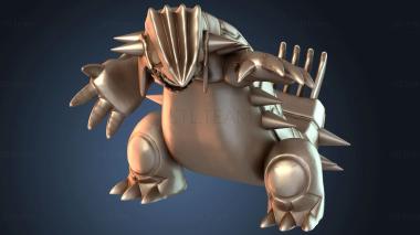 3D модель Гроудон Покемон Истина (STL)