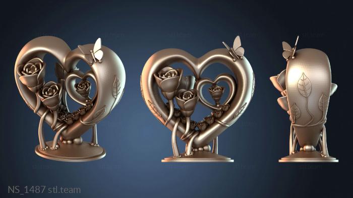 Нестандарт HEART and Roses Ornaments MOMS