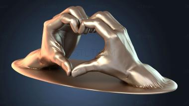 3D model Heart with love (STL)