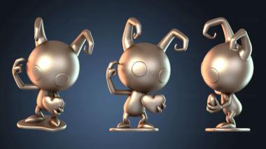 3D model Heartx sitting eye (STL)