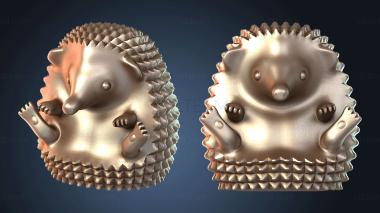 3D model Hedgehog sitting (STL)