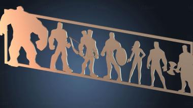 3D model Hero frame (STL)