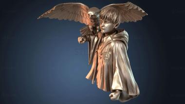 3D model Hogwart Harry Potter With Cape (STL)