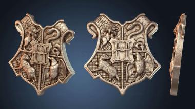 3D model Hogwarts Shield Howards (STL)