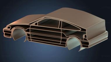 3D model Honda CRX Si (STL)