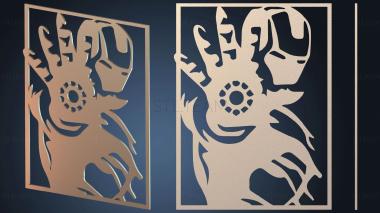 3D model Iron Man dynamic (STL)