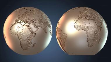 3D model Ixlbnf World Table Lamp Martin Haurane (STL)