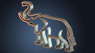 3D model Jdormer Elephant with Fuzzy Skin (STL)