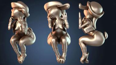 3D модель Джуди обнаженная (STL)