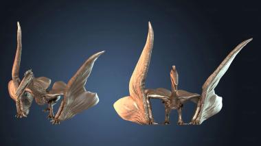 3D model Jurassic Quetzalcoatlus (STL)