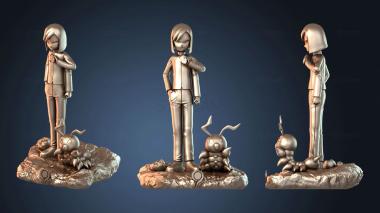 3D model Ken Ichijouji and Wormmon loyal (STL)