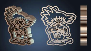 3D model Krilin Goku Young (STL)