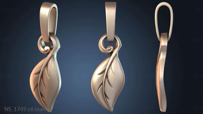 Нестандарт Leaf Pendant II