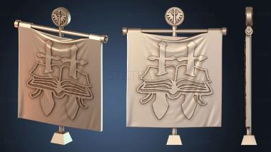 3D model Librarian Back scholarly (STL)