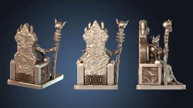 3D модель Лич восседает на троне (STL)