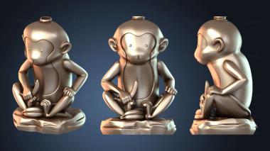 3D модель Лампа Маленькая обезьянка SAA (STL)