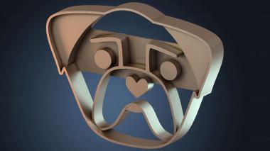 3D модель Сладкая помада Love Cookie Cutter (STL)