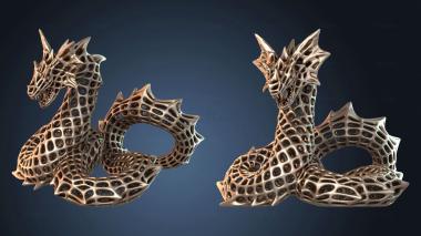 3D модель Сетчатый Василиск (STL)