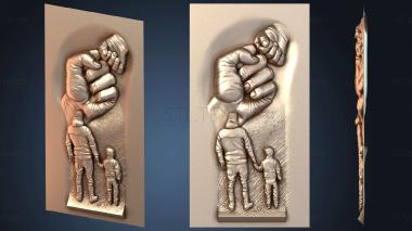 3D model Milk Cambios Padre Hijo bonding (STL)