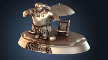 3D модель Моана Лилиад Моа Мауи (STL)