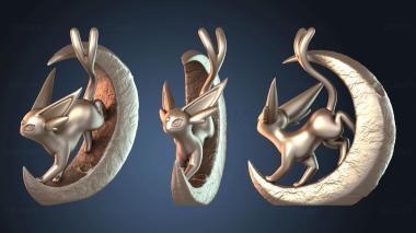 3D модель Луна светится (STL)