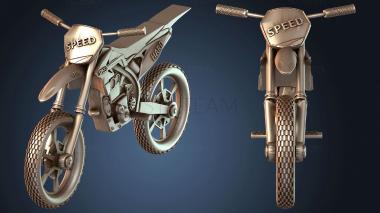 3D модель Мотоцикл для динамики (STL)