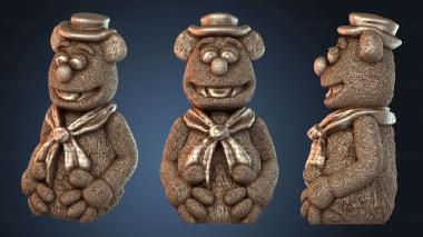 3D модель Маппеты Фоззи Медведь (STL)