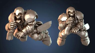 3D model Orcs on Boars Orc Musician (STL)