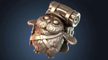 3D модель Сова-авантюрист Совенок (STL)