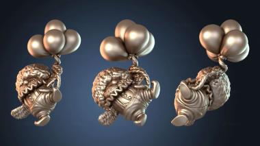 3D модель Сова-клоун Совёнок (STL)