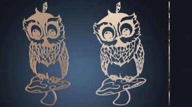 3D модель Совиный гриб (STL)