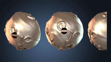 3D model Planet Gazing Top (STL)