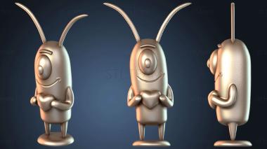 3D model Plankton with Bese surreal (STL)