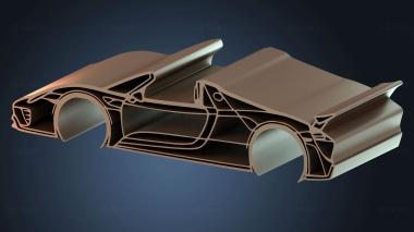 3D model Porsche Spyder sleek (STL)