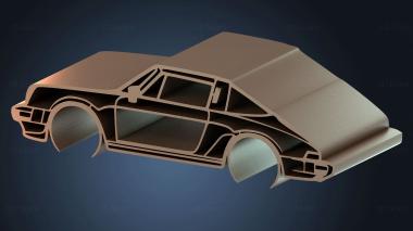 3D model Porsche Targa (STL)