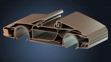 3D model Porsche Targa openroof (STL)